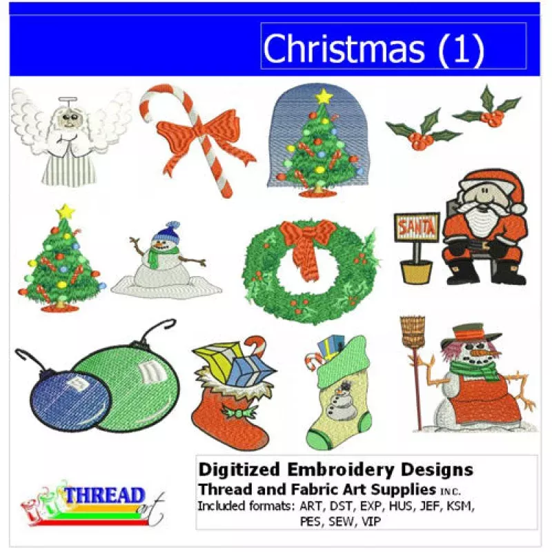 Machine Embroidery Designs – Christmas(1)