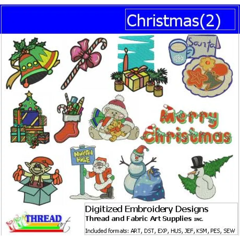 Machine Embroidery Designs – Christmas(2)