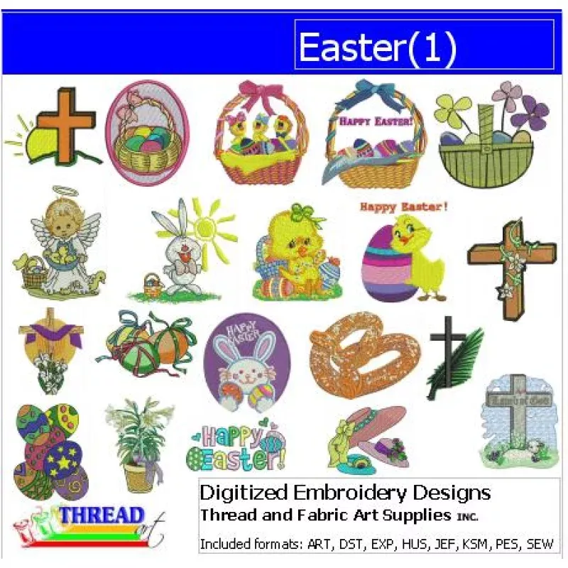 Machine Embroidery Designs – Easter (1)