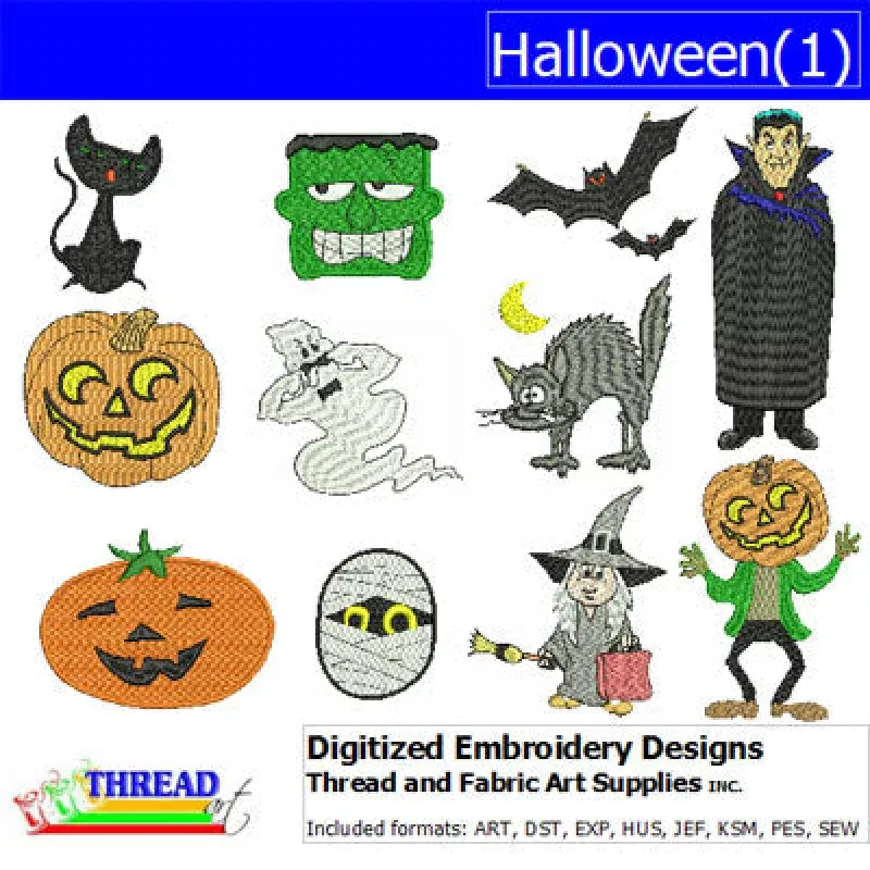 Machine Embroidery Designs – Halloween(1)