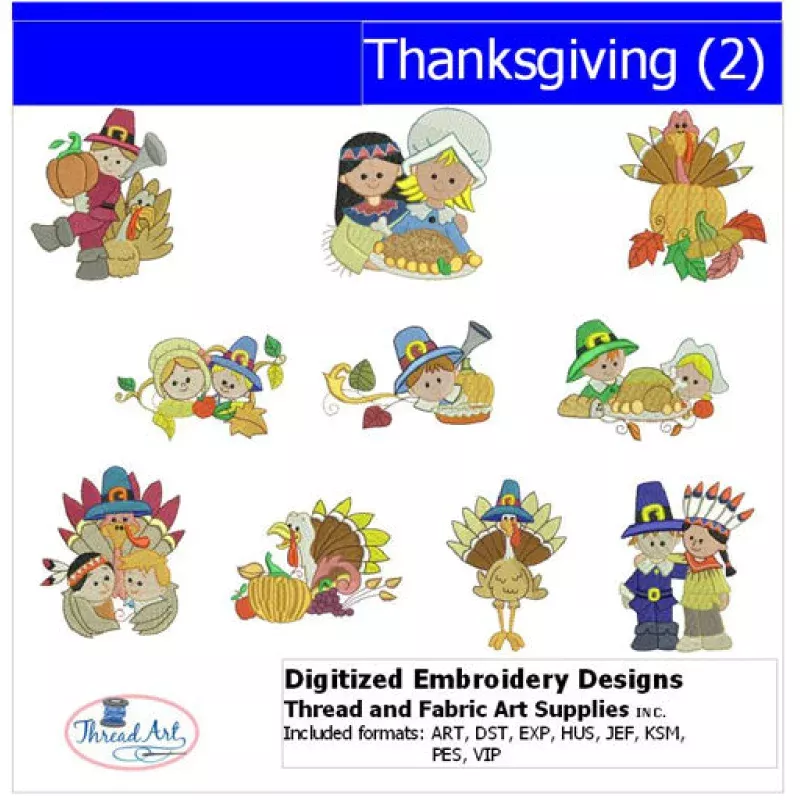 Machine Embroidery Designs – Thanksgiving(2)