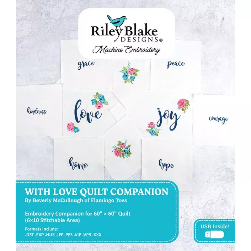 Machine Embroidery USB – Machine Embroidery With Love Quilt Companion
