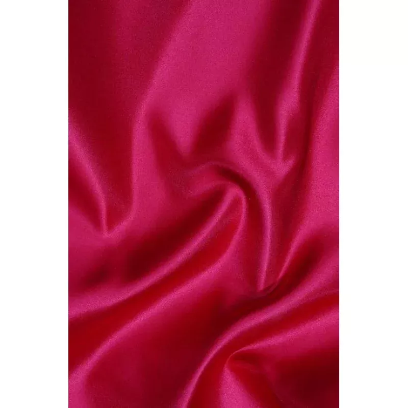 Magenta Double Face Duchess Satin Fabric