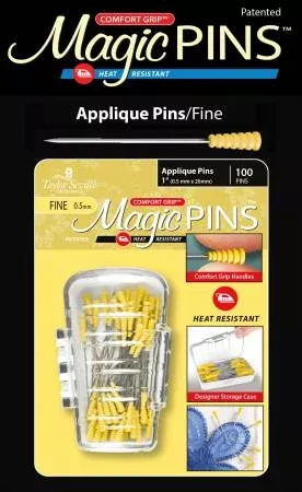 Magic Pins Applique Fine 100pc