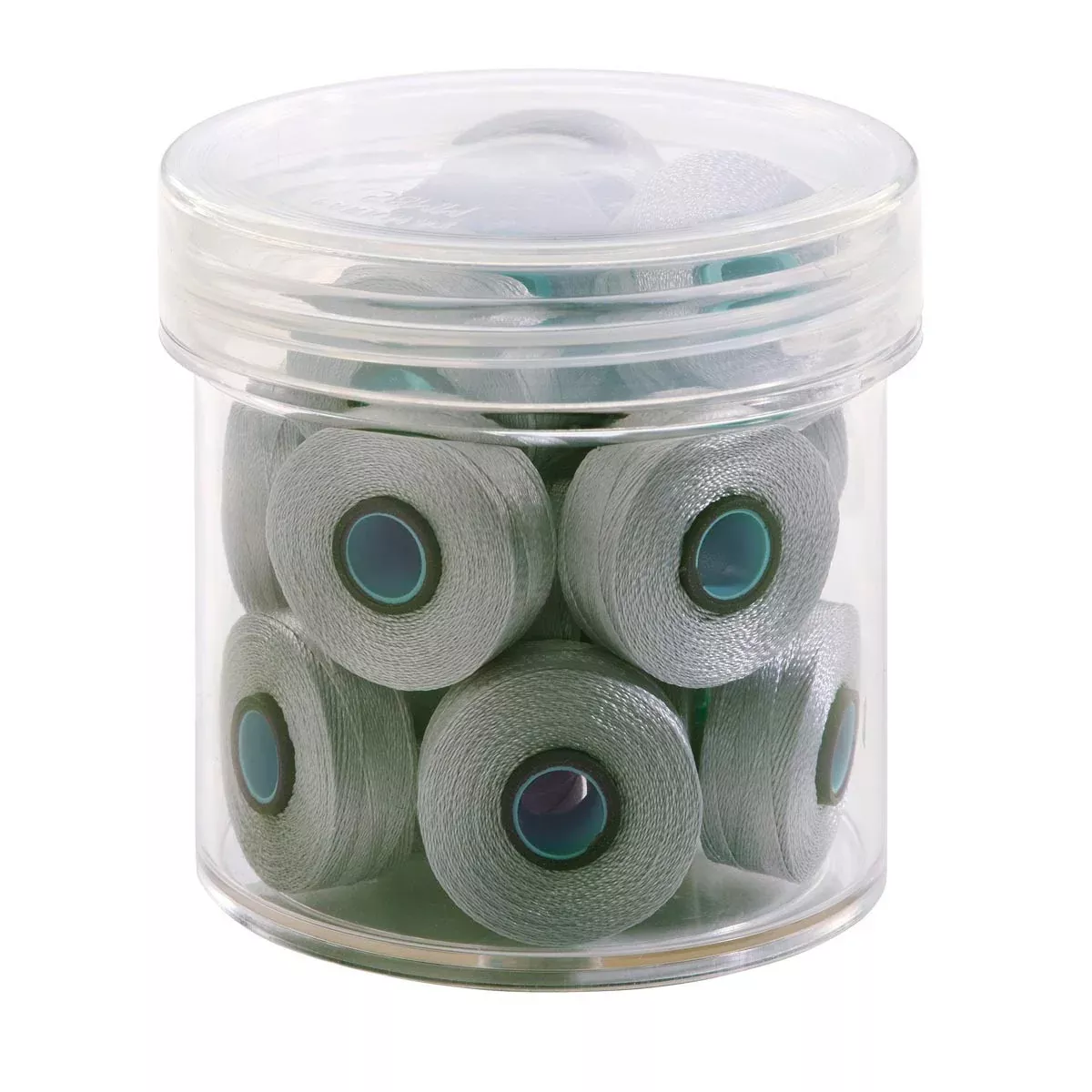 Magna-Glide Delights Style L 72yd Pre-wound Bobbins Light Grey 20 Per Jar