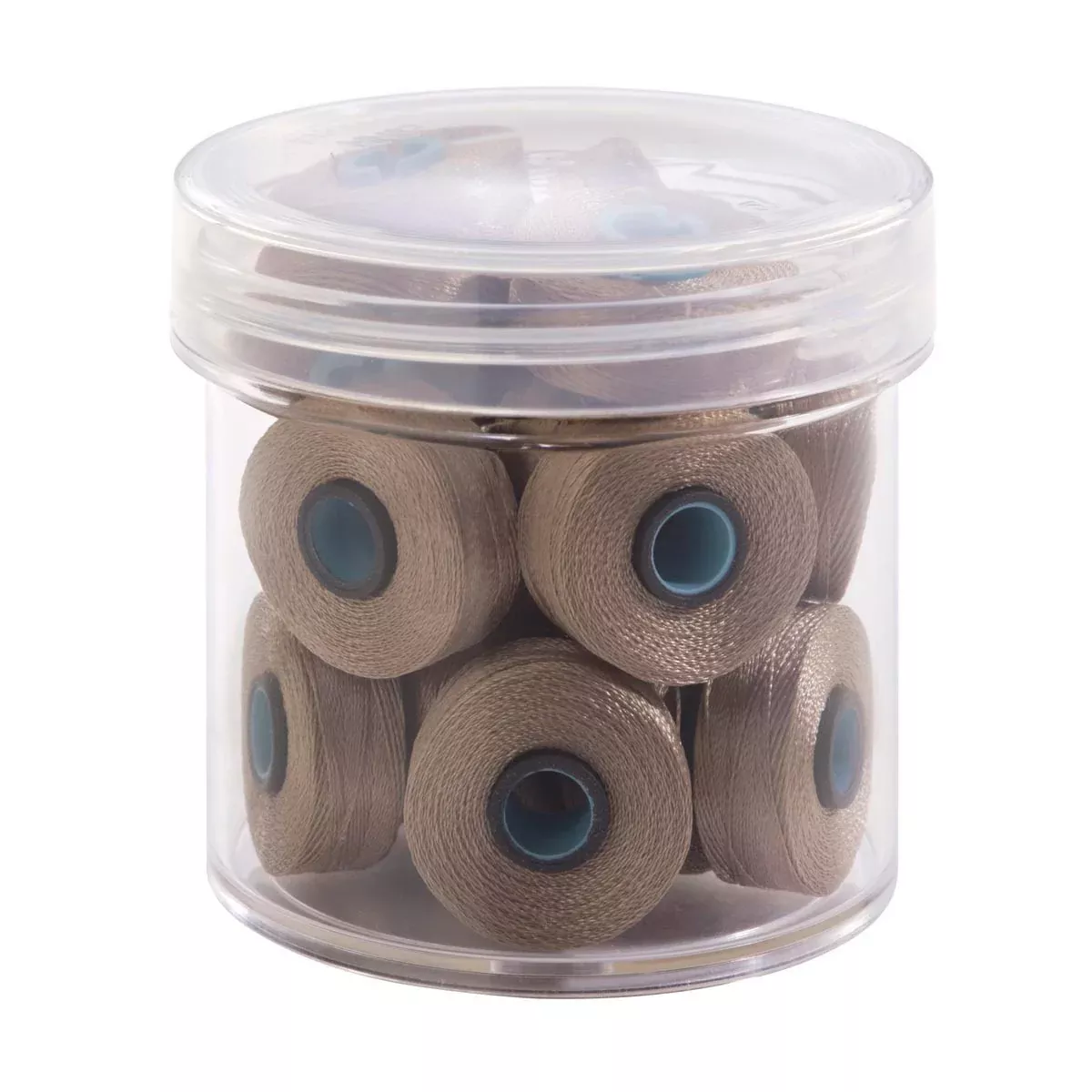 Magna-Glide Delights Style L 72yd Pre-wound Bobbins Light Tan 20 Per Jar