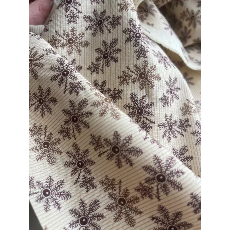 MAHARADJA 005 Indian cotton Flower memories ecru