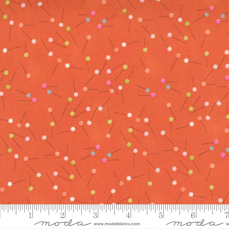 Make Time Strawberry Pins Yardage by Aneela Hoey for Moda Fabrics