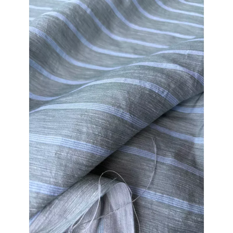 MARGE 006 taft stripes with linen sage green