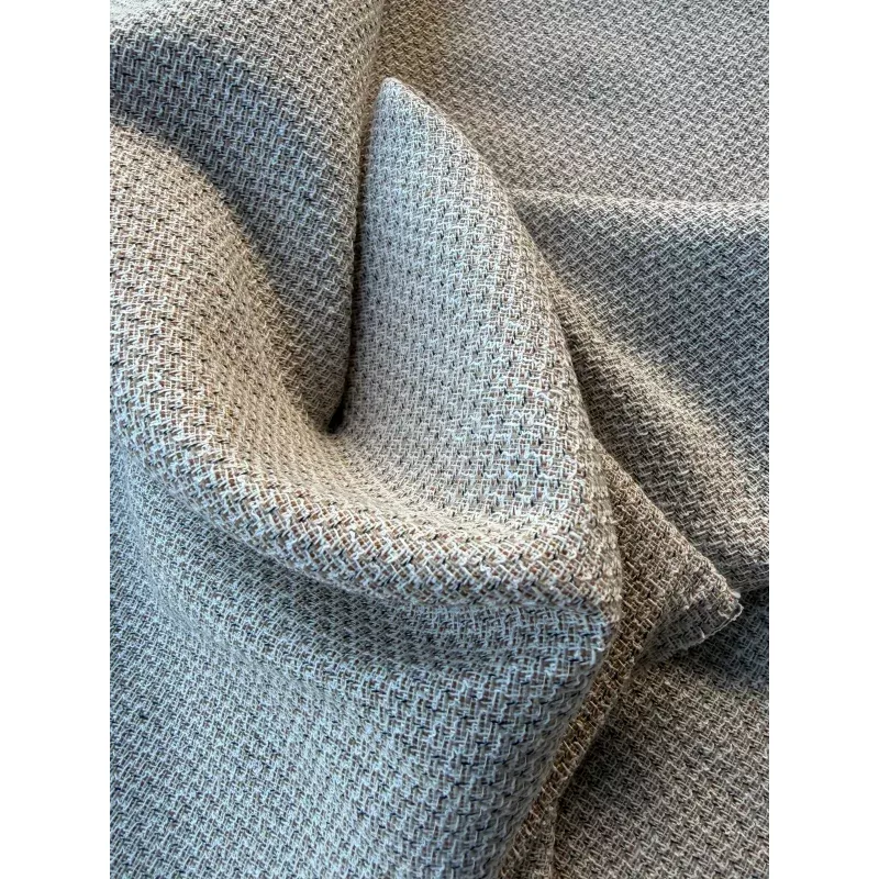 MARGE 045 midweight linen/cotton jacquard sand