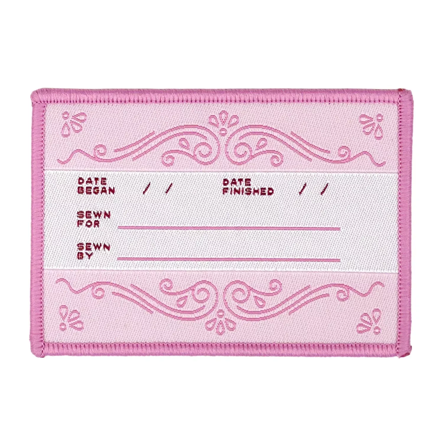 Market Days – Light Pink – Iron-On Label