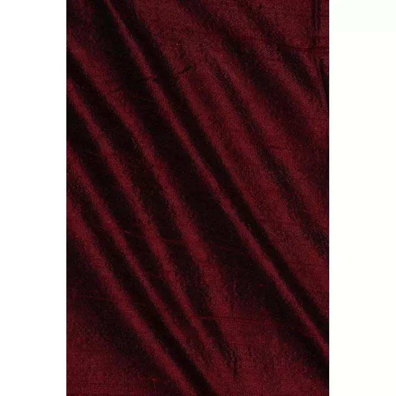 Maroon Dupioni Silk Fabric