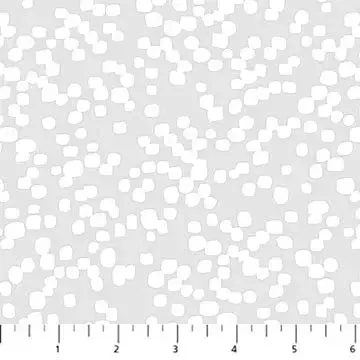 Marshmallow Gray Dewfall Cotton 44″/45″ Fabric Per Yard