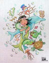 Mary Engelbreit – Swimming Mermaid