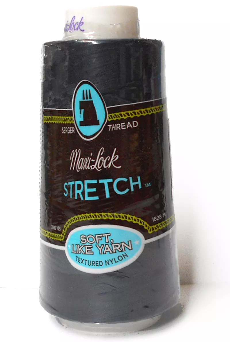 Maxi-Lock Stretch Serger Thread - Navy