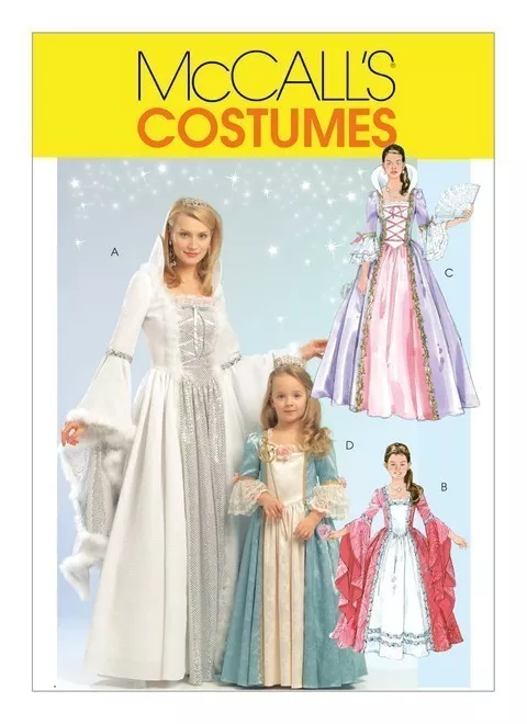 McCall's Sewing Pattern M5731 - Women's and Children's Medieval and Cosplay Princess Costume