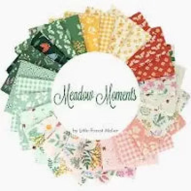 Meadow Moments – Quilting Cotton – 1-Yard Bundle – Pink