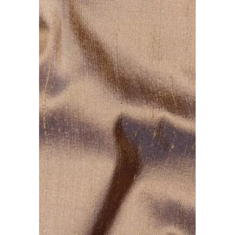 Medal Brown Silk Shantung 44″ Fabric