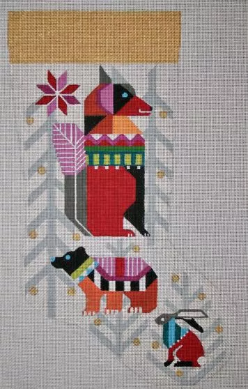 Melissa Prince Designs – Fox Stocking