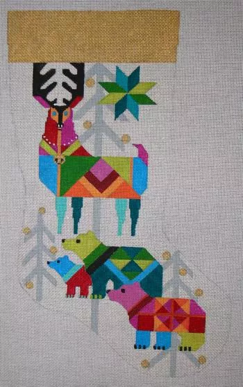 Melissa Prince Designs – Reindeer Stocking