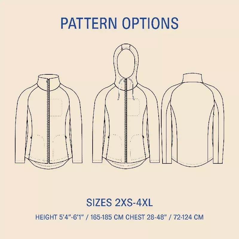Men’s Fleece jacket pattern