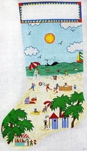The Meredith Collection – Beach Scene Stocking