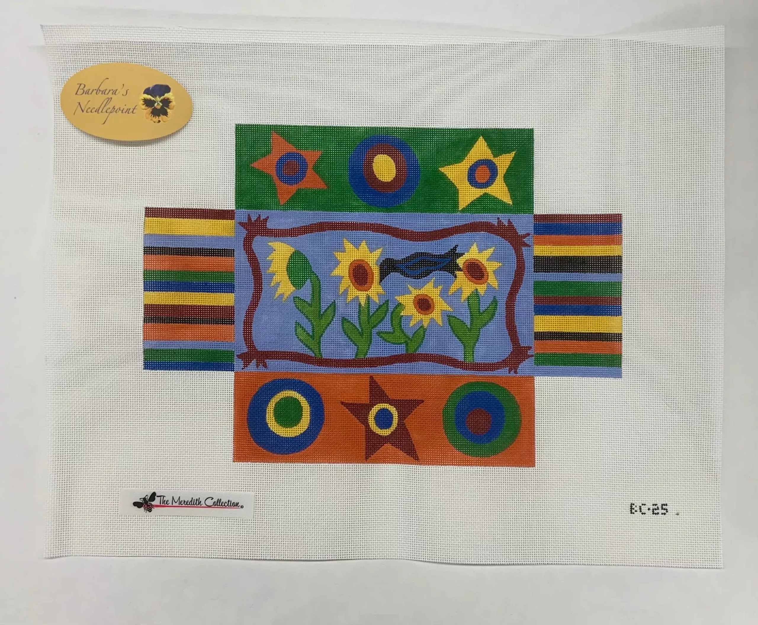 Meredith Collection Blackbird and Sunflower Primitive Brick Cover