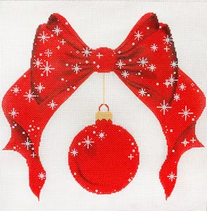 The Meredith Collection – Christmas Bow Monogram