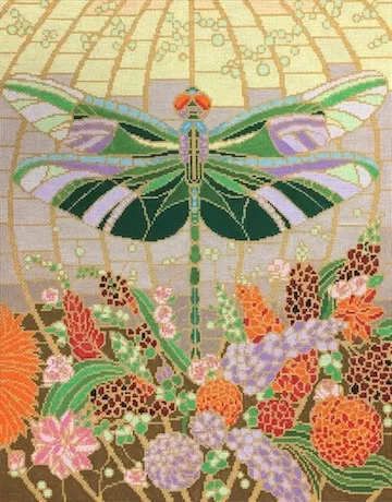 The Meredith Collection – Dragonfly and Flowers