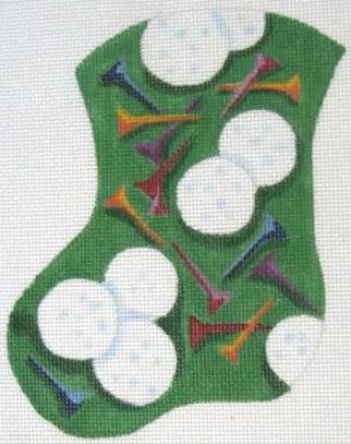 The Meredith Collection – Golfing Collage Mini-Sock