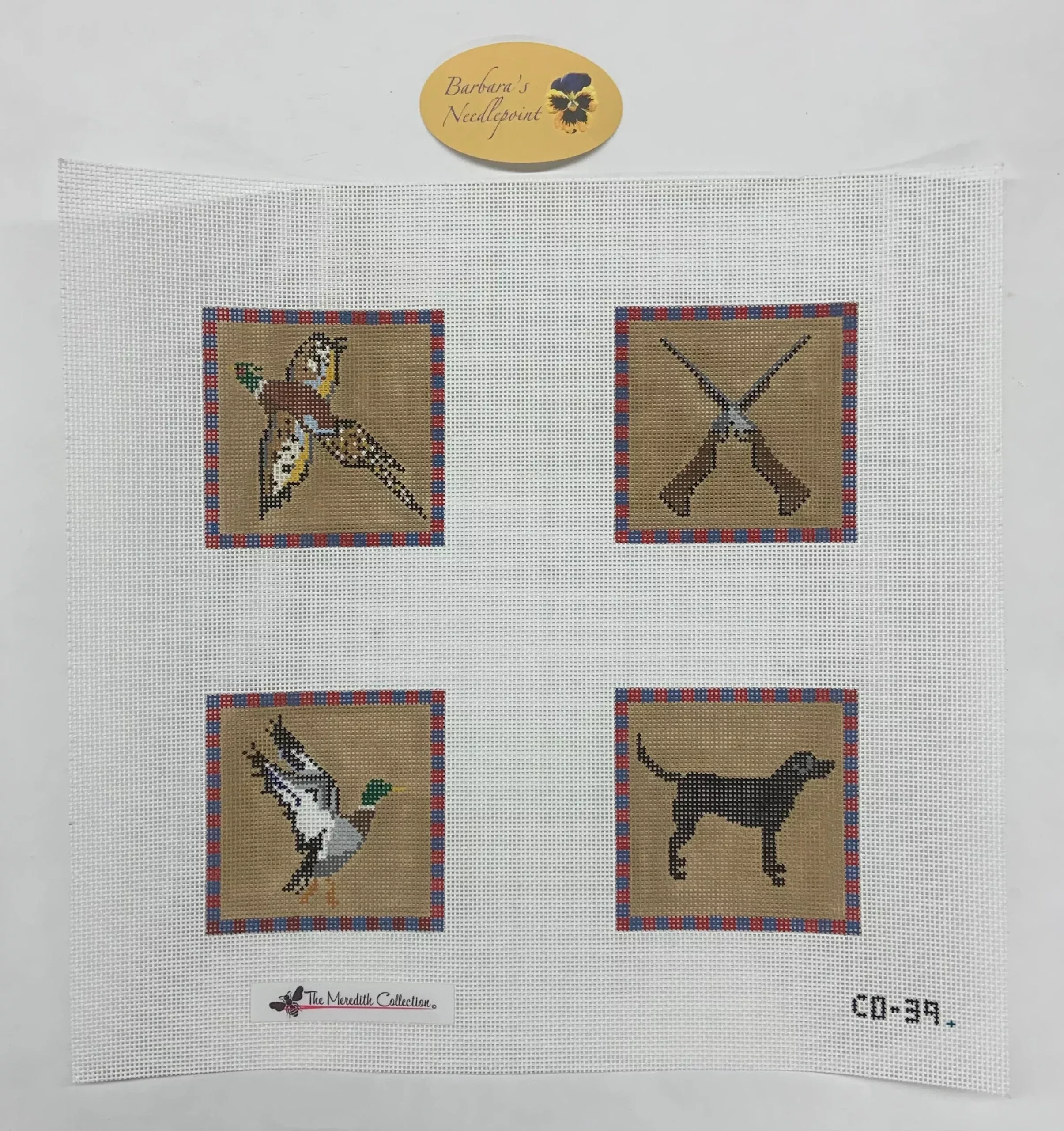 Meredith Collection Hunting Lodge Coaster Set