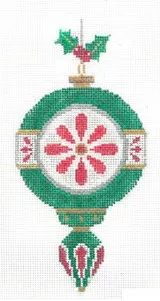 The Meredith Collection –Old Fashioned Ornaments- Emerald, Red