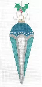 The Meredith Collection –Old Fashioned Ornaments-Teal, Blue, White