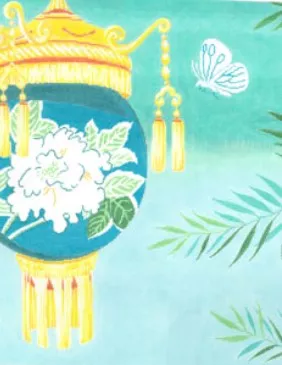 The Meredith Collection – Peony Lantern and Butterfly