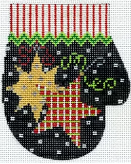 The Meredith Collection – Peppermint Party Star Mitten