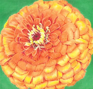 The Meredith Collection – Quince Zinnia/Green Background