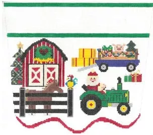 The Meredith Collection – Santa on the Farm Cuff