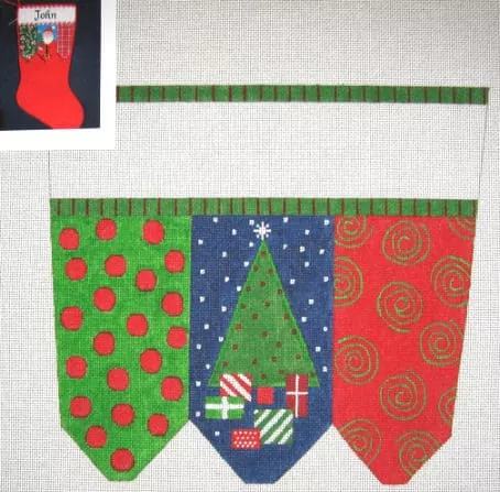 The Meredith Collection – Stocking Cuff, Holiday Surprises