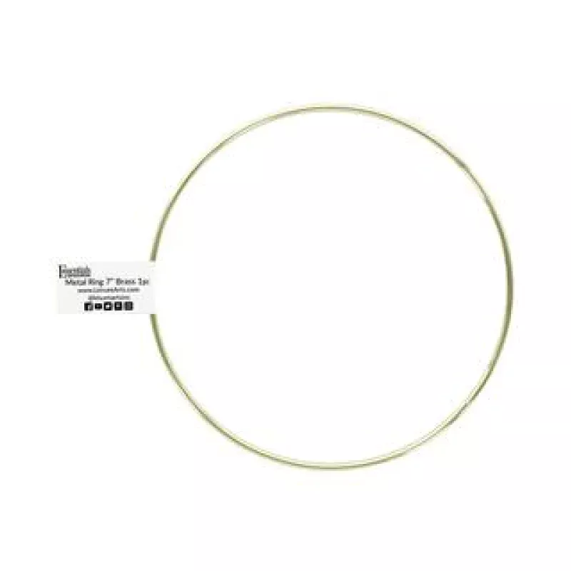 Metal Ring 7″ Brass