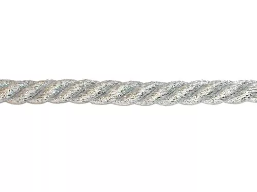 Metallic Cord Trim 008 - 7/16" Silver 4