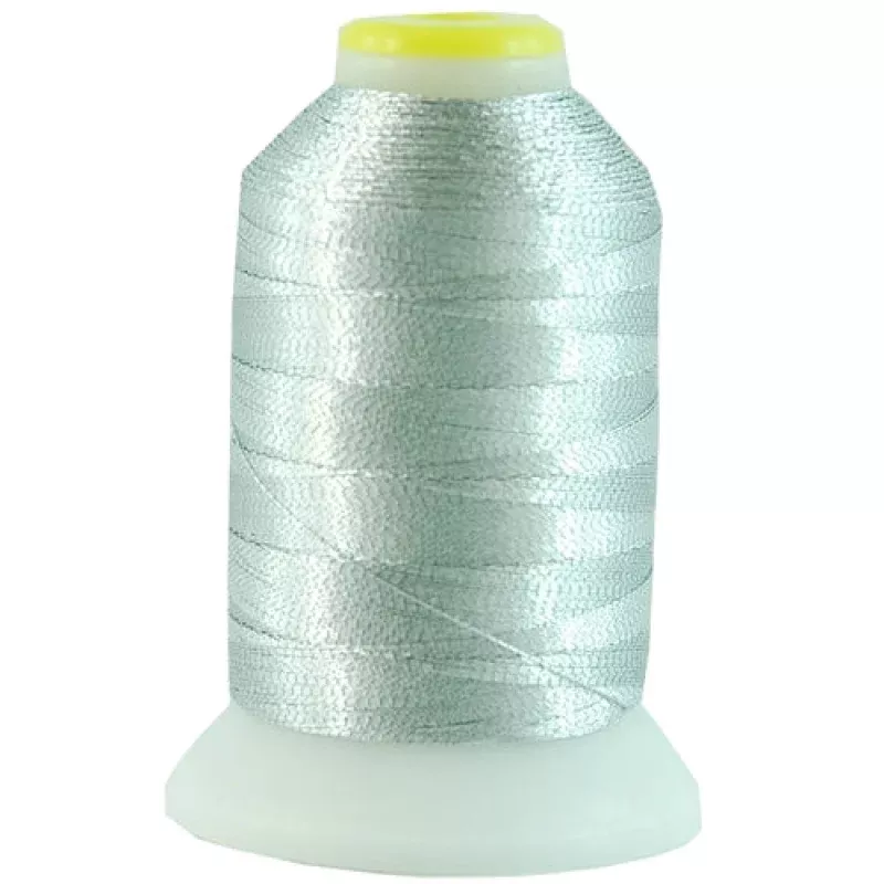 Metallic Thread – No. L2 – Silver – 500 Meter Cones