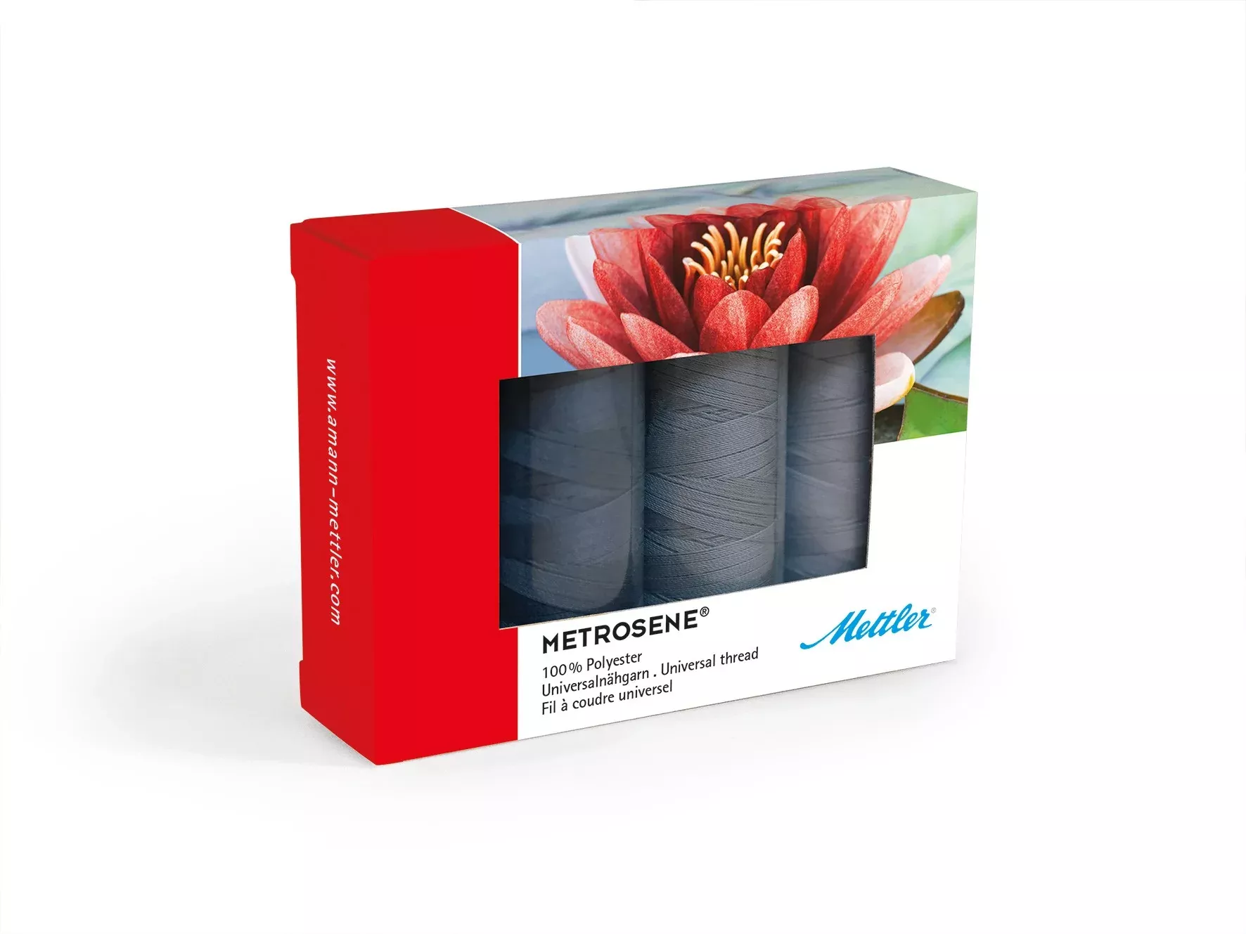 Metrosene Thread Set 4 Spools Grey