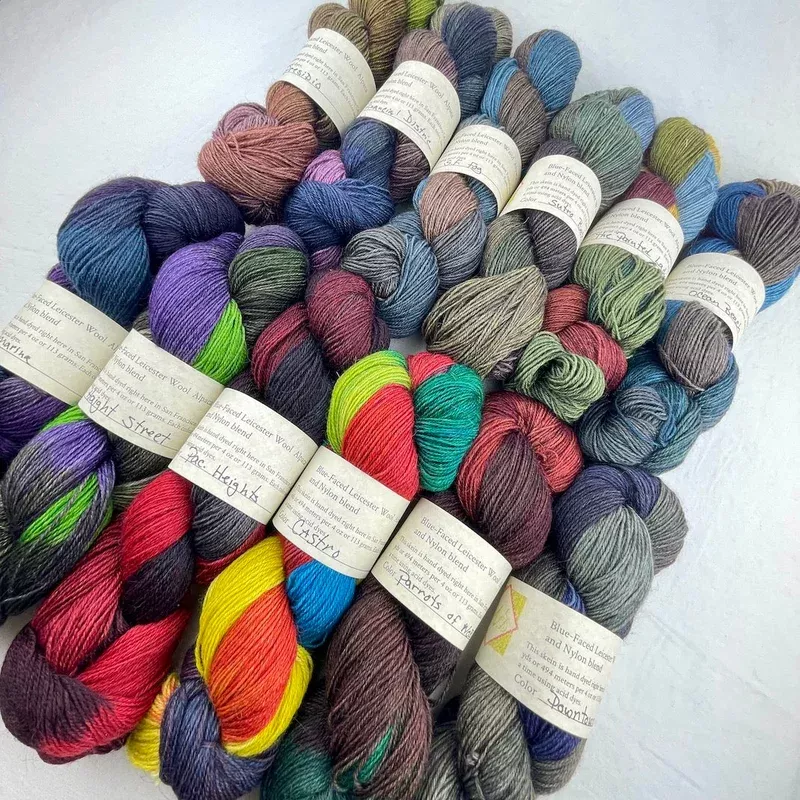 Michael’s Handpainted BFL Alpaca Nylon Sock Yarn