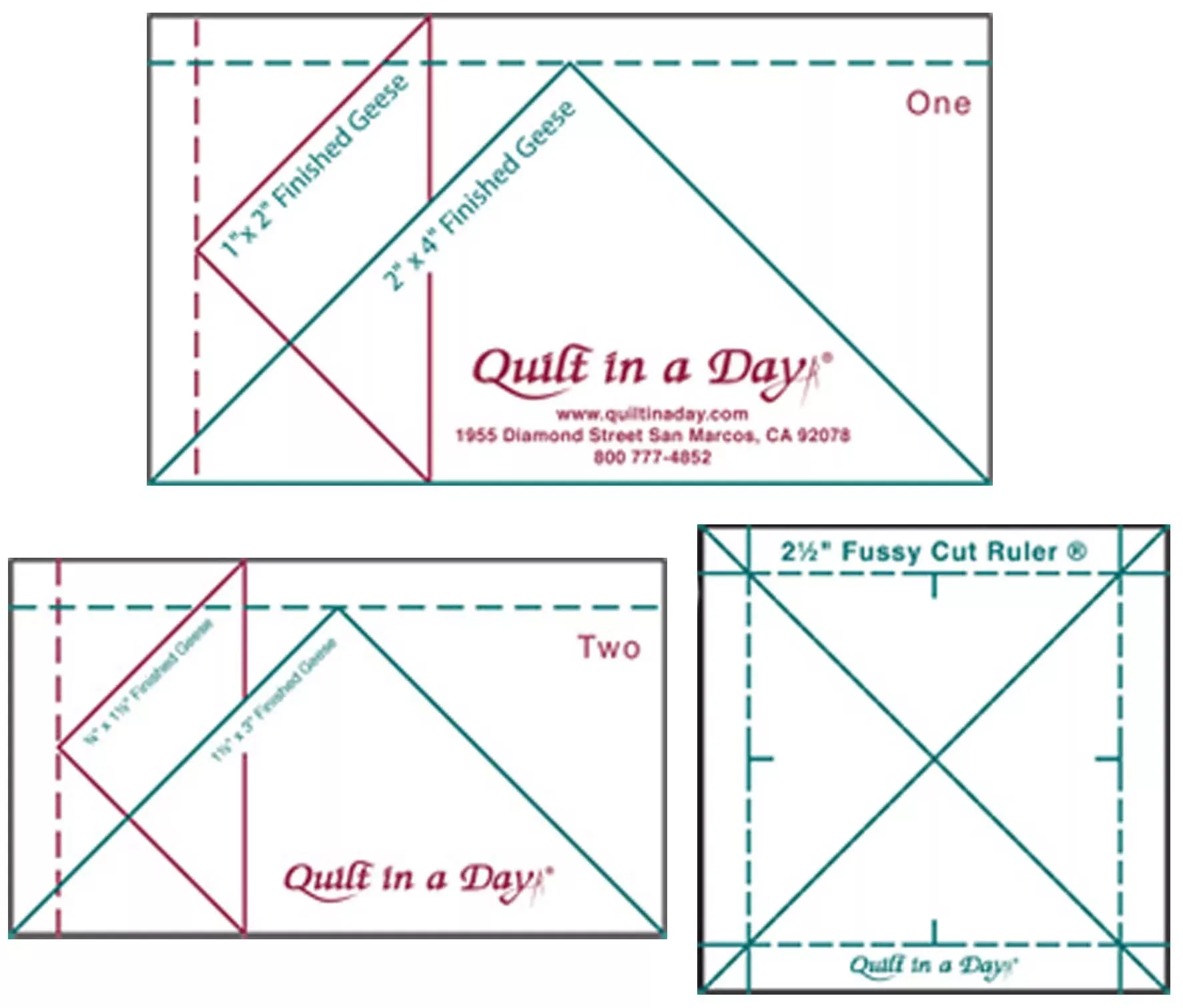 Mini Geese Ruler Set 3pc
