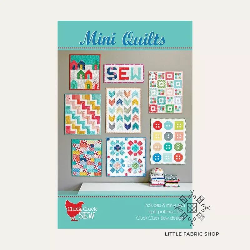 Mini Quilts | Sewing Pattern | Cluck Cluck Sew