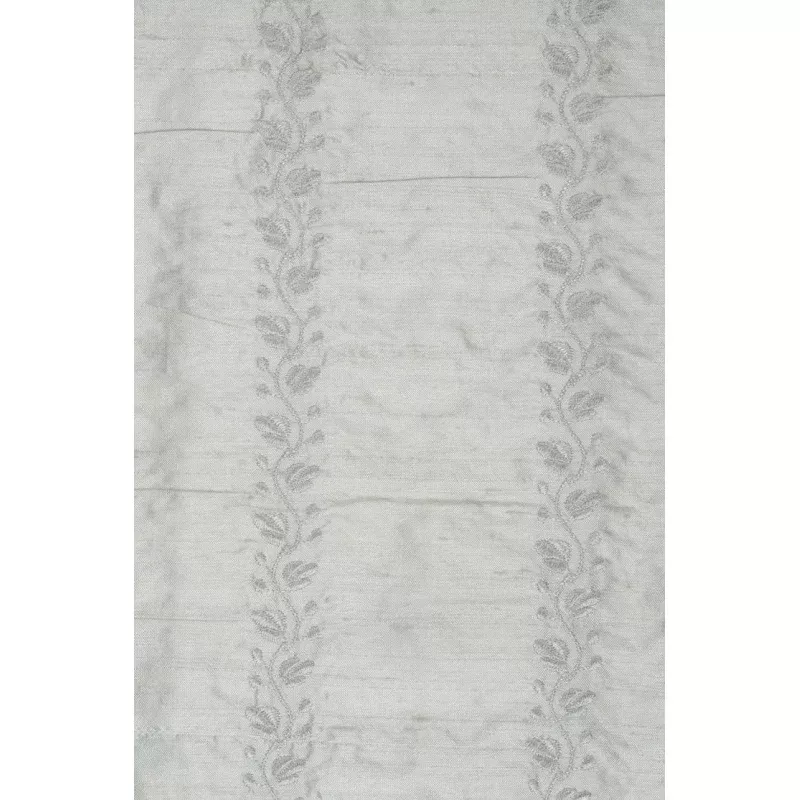 Mint 210 Embroidered Dupioni Silk