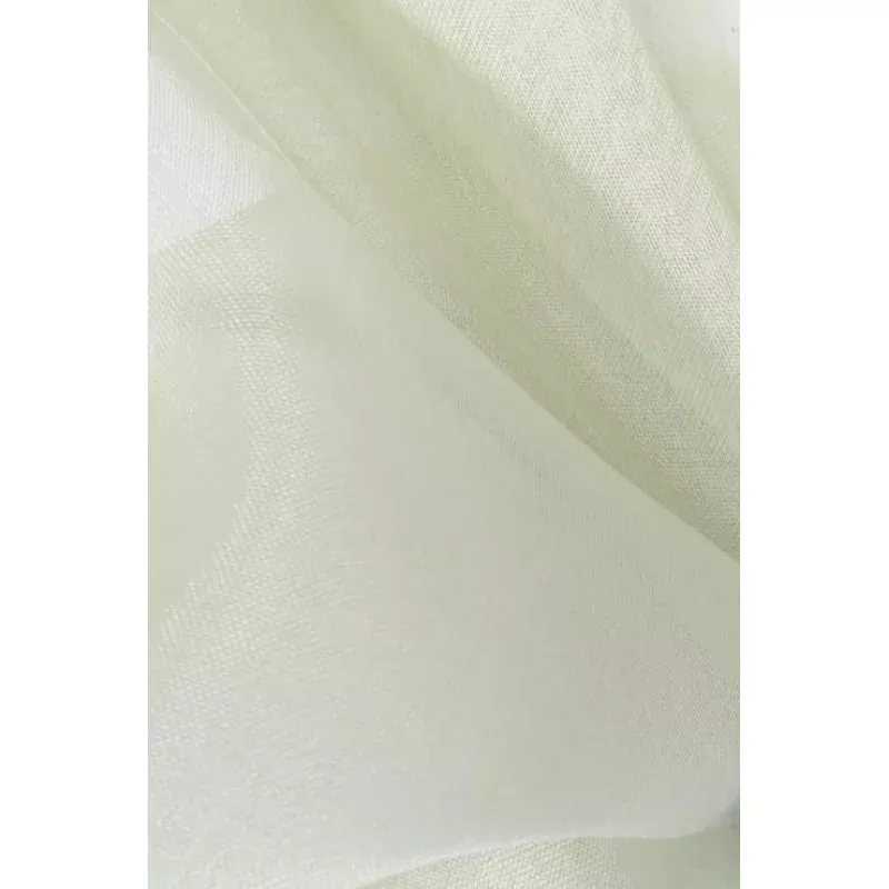 Mint Cream Silk Organza Fabric