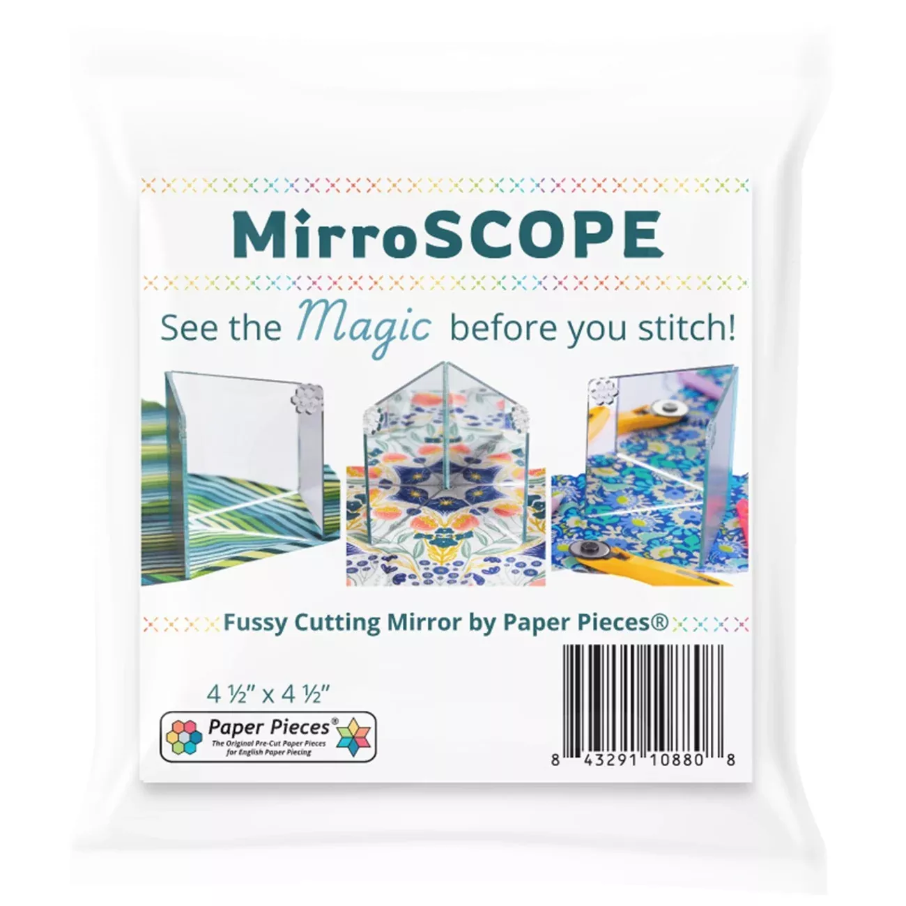 Mirroscope: Fussy Cutting Mirror by Paper Pieces