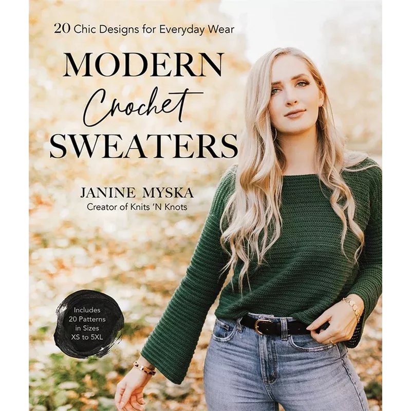 Modern crochet sweaters by Janine Myska