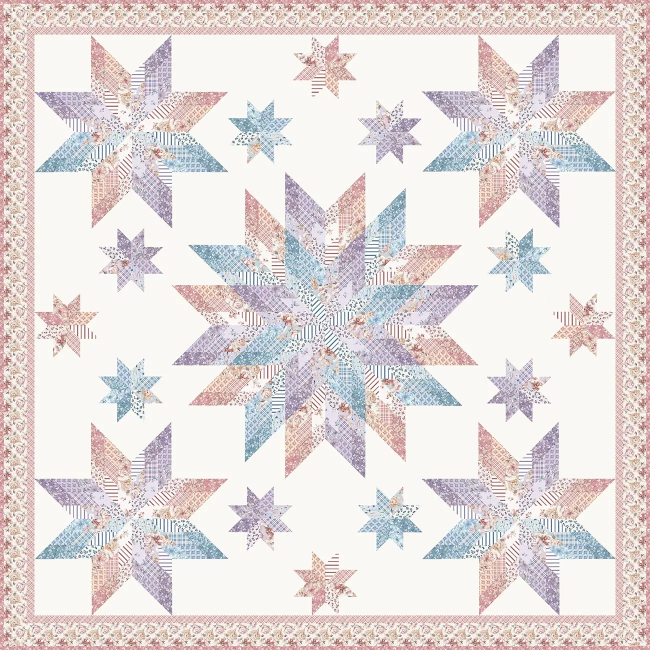 Modern Prairie Ma's Morning Star Quilt Pattern